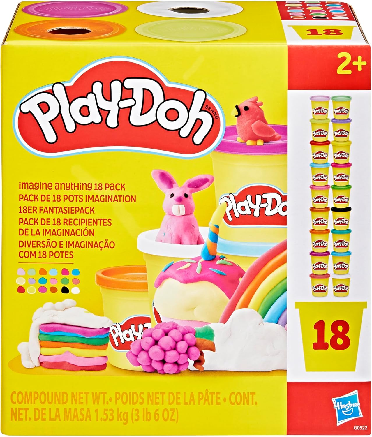 Play-Doh, Immagina Qualunque Cosa, Confezione da 18 - immagine 3