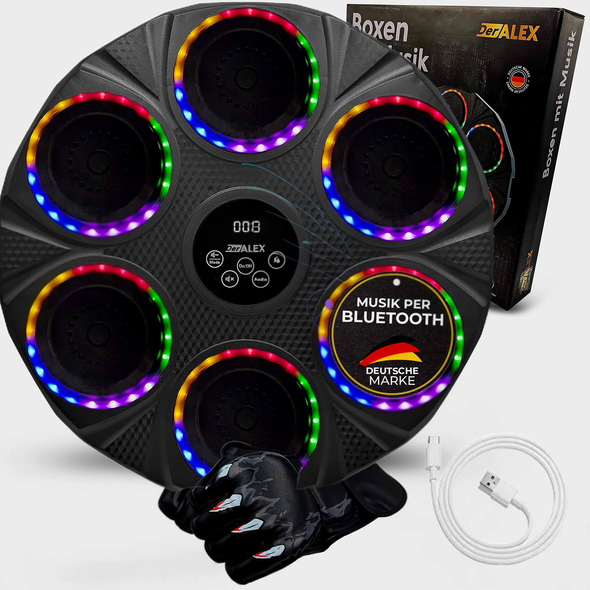 DerALEX Dispositivo di Boxe Interattivo con Musica