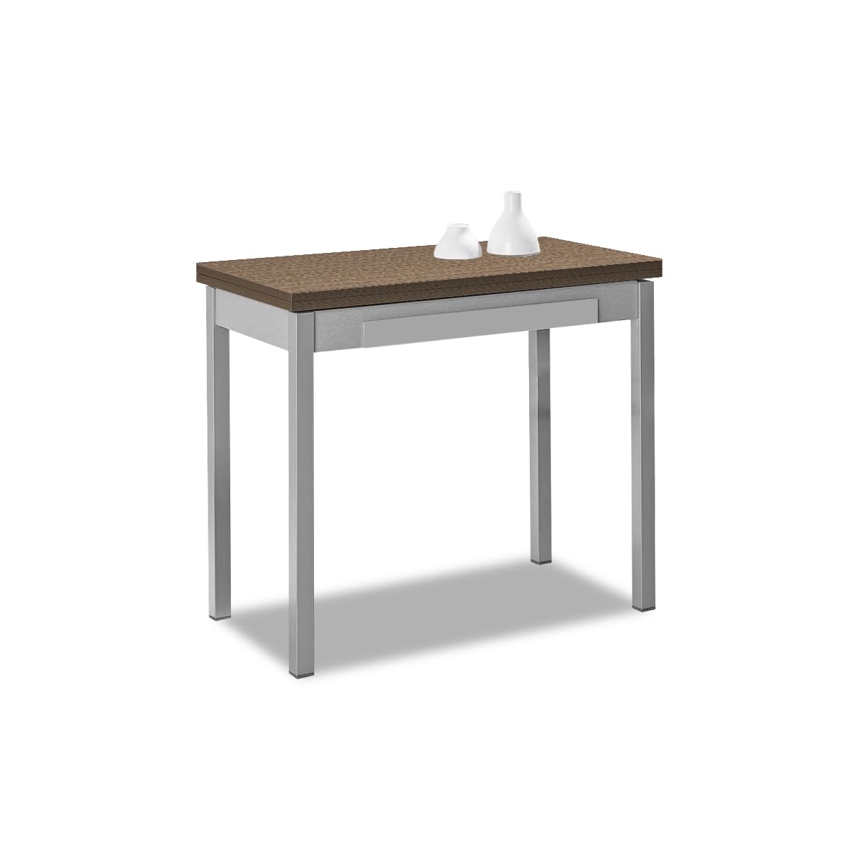 ASTIMESA Tipo Libro tavolo da cucina, metallo, rovere tenesse, 90 x 50 cm