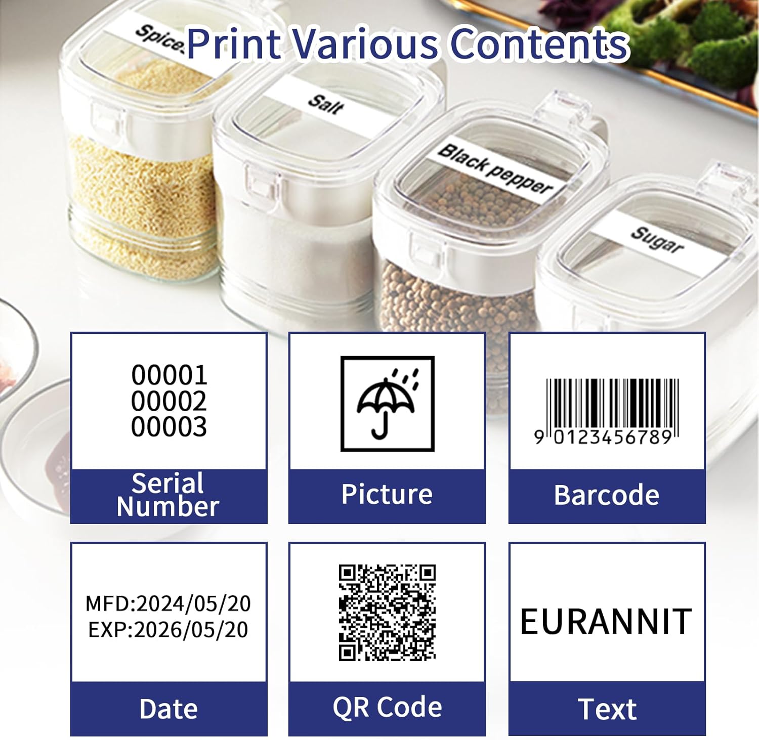 Mini Stampante a Getto d'Inchiostro Portatile E98 - immagine 2