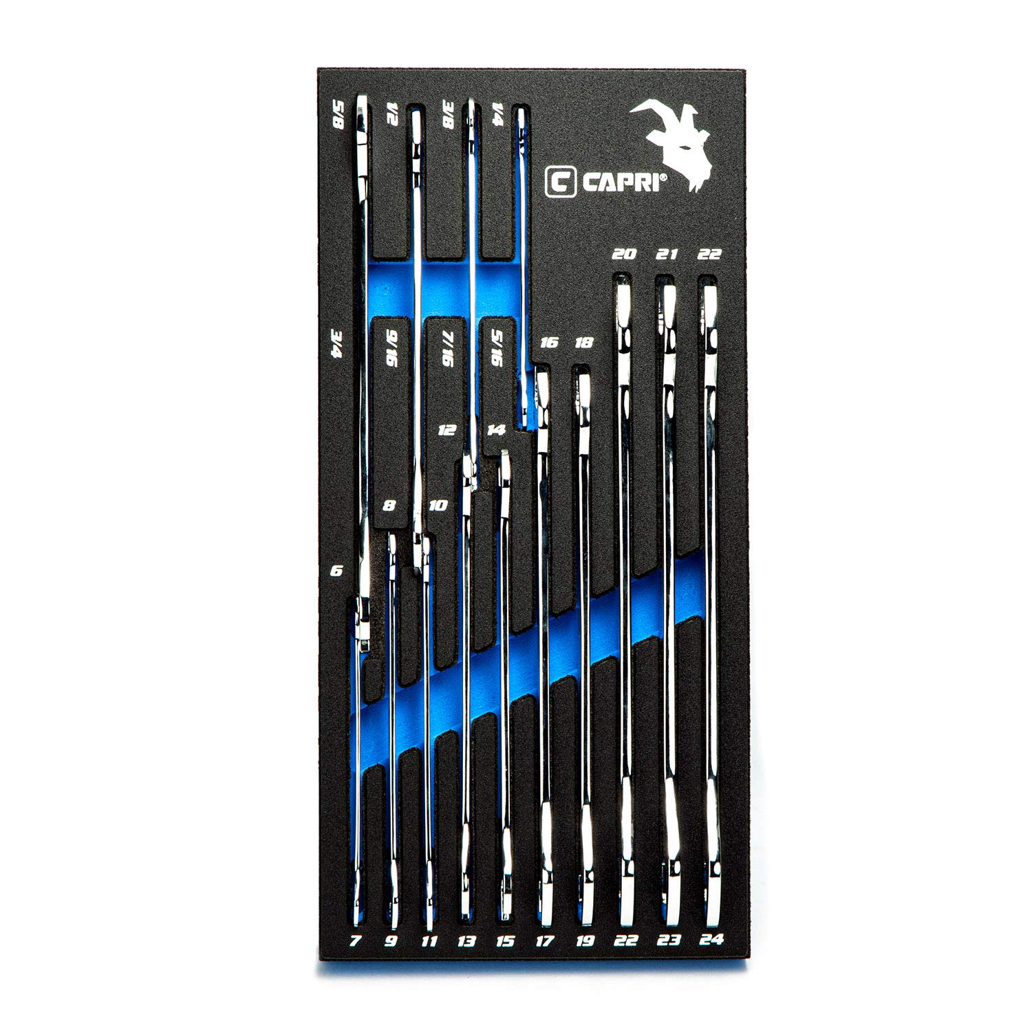 Capri Tools Set di Chiavi Super Sottili a Estremità Aperta