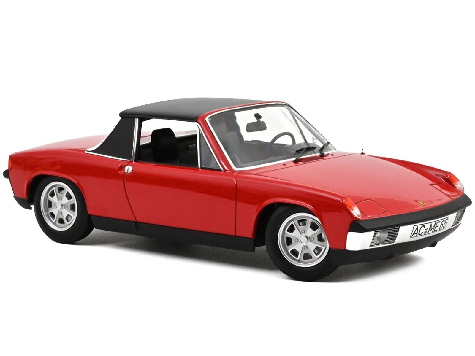 Norev - VW-Porsche 914 1.7 1972 Red 1:18 Miniature, 187690, Rosso, 1/18e