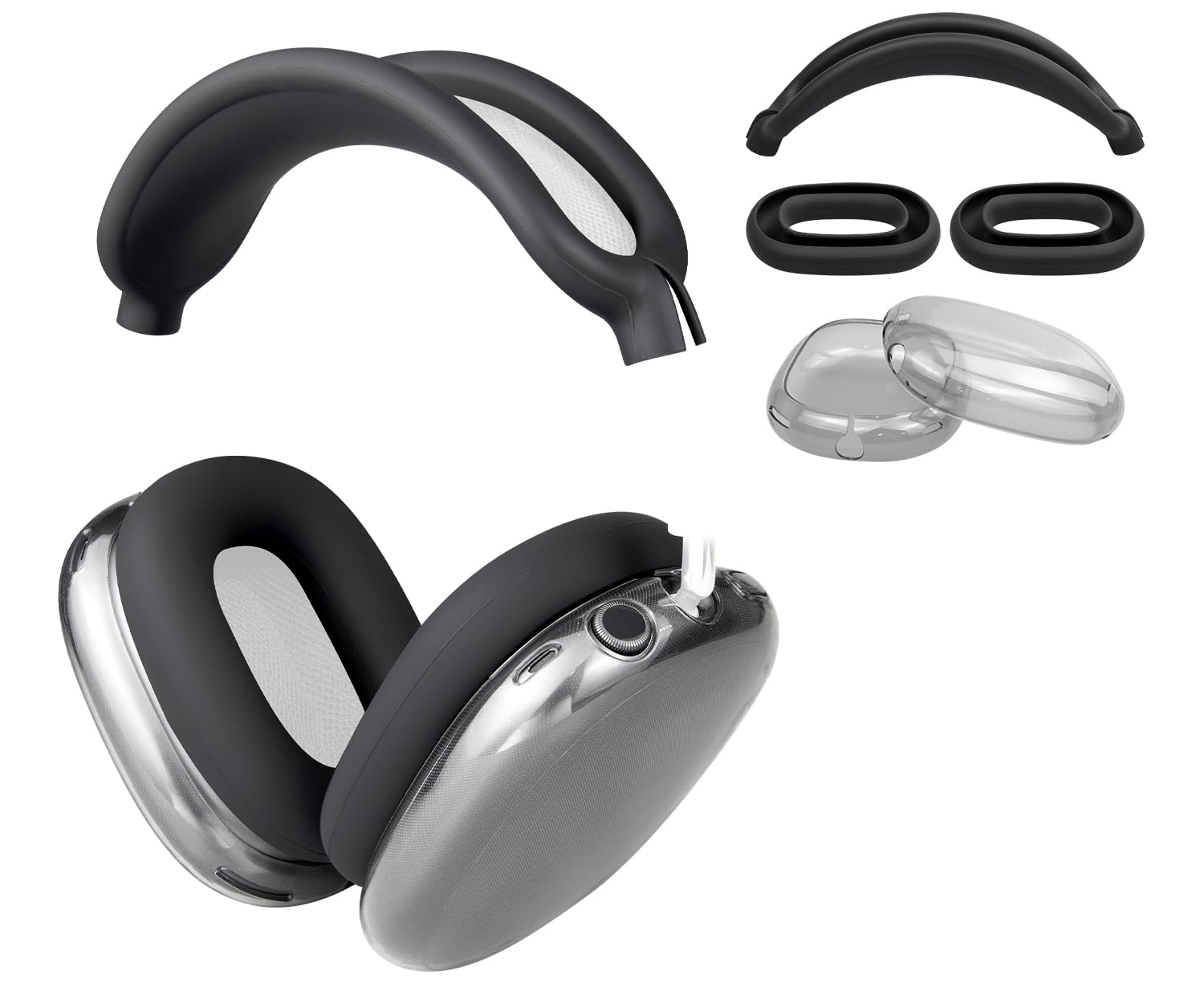 Soulwit Kit Protezione per AirPods Max - Nero