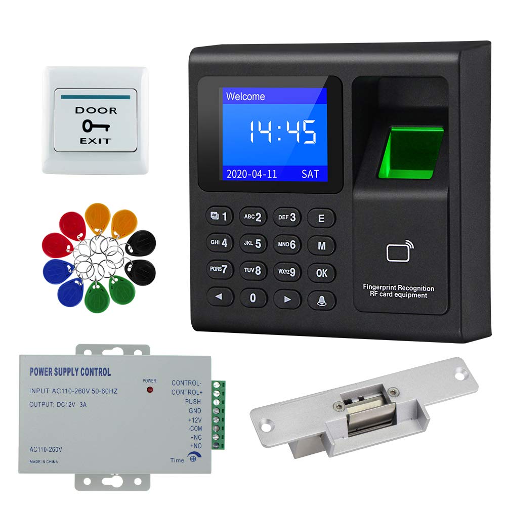 Kit Controllo Accessi RFID Impronte Digitali con Tastiera
