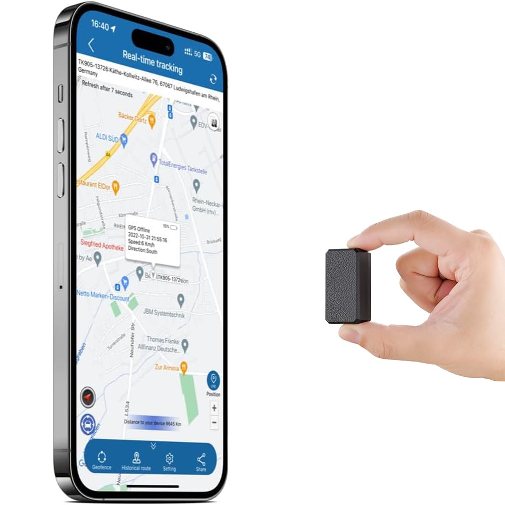 Tkmars Mini Localizzatore GPS - Micro Tracker Senza Abbonamento