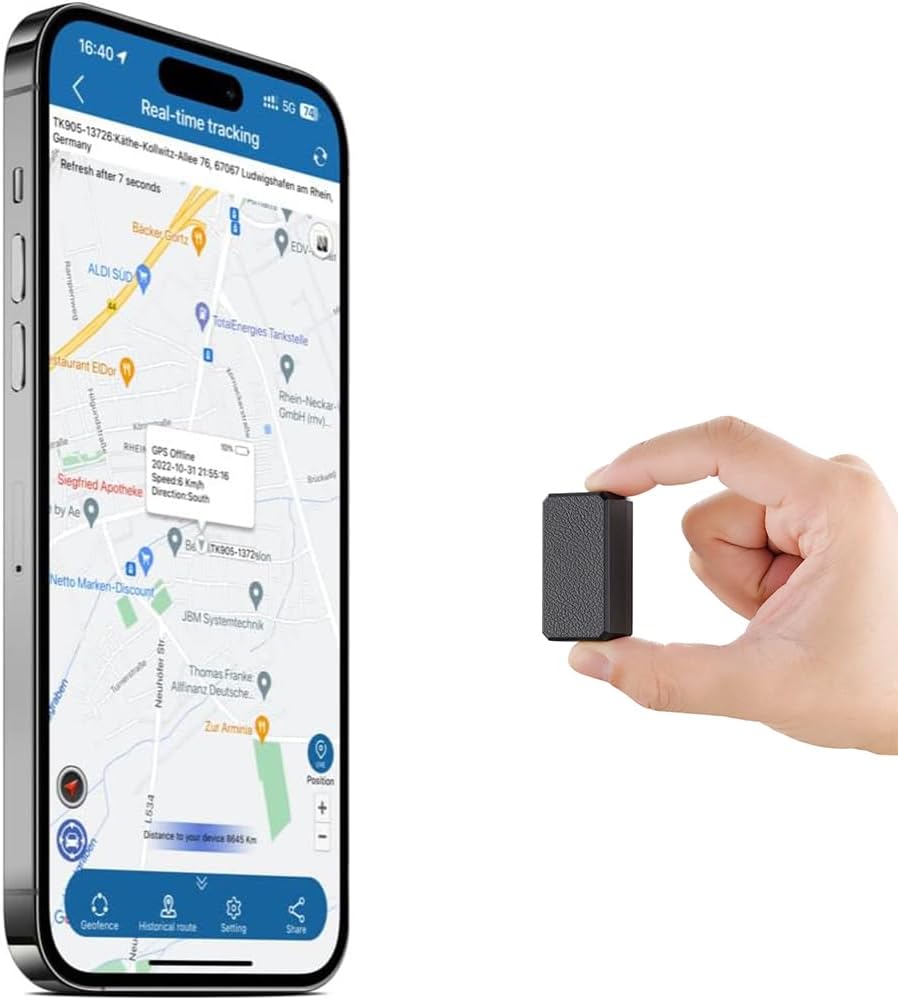 Tkmars Mini Localizzatore GPS - Micro Tracker Senza Abbonamento - immagine 1