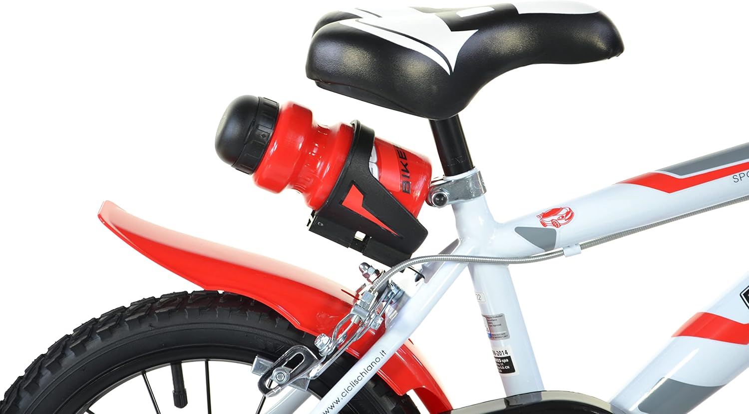 SCH Bici Runner, Bicicletta Bambino, Rosso, 14 - immagine 2