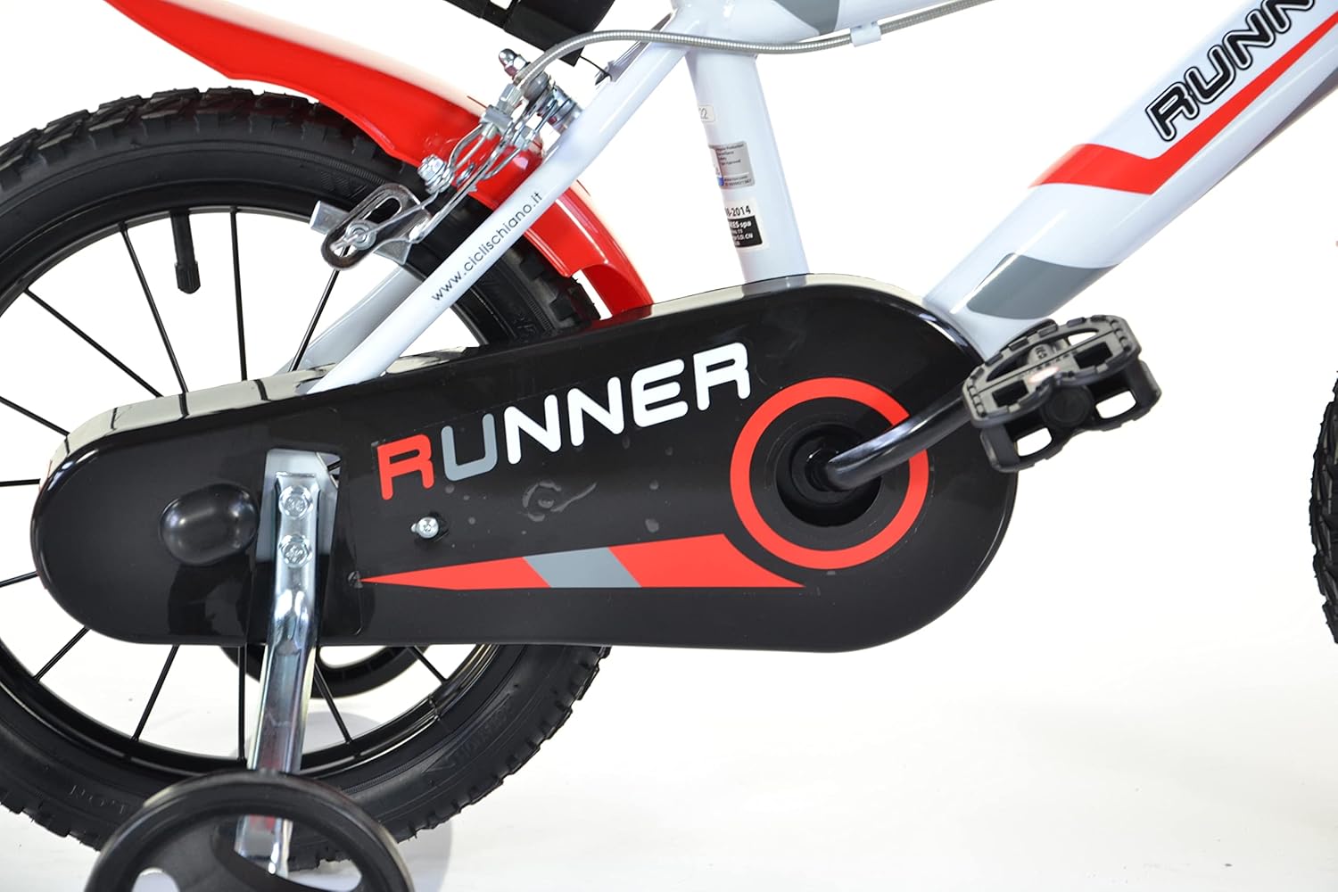 SCH Bici Runner, Bicicletta Bambino, Rosso, 14 - immagine 3