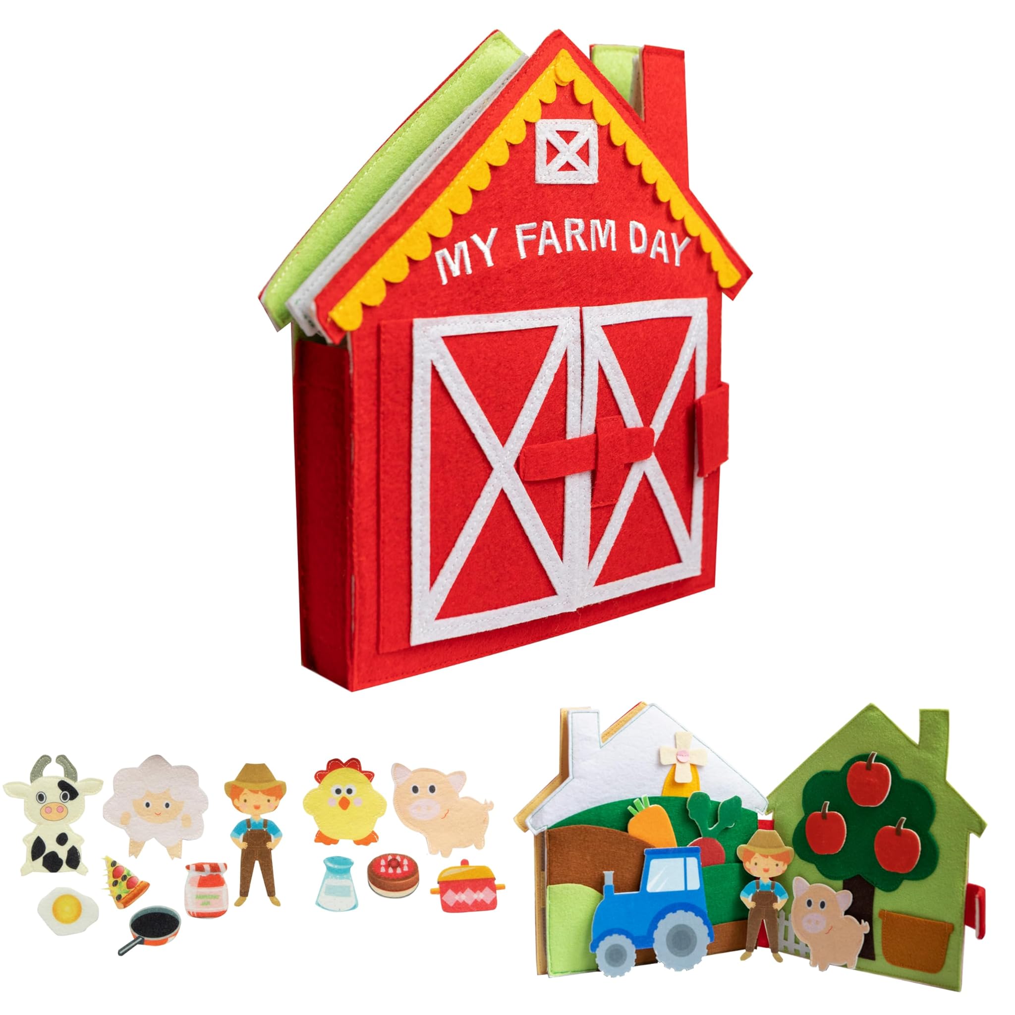 meqbem® PANTAWORLDS® Quiet Book - Libro Stoffa Sensoriale