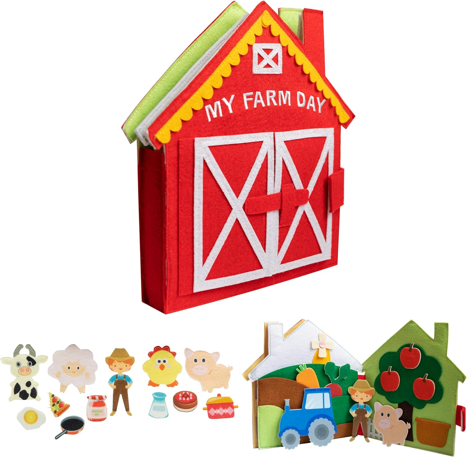 meqbem® PANTAWORLDS® Quiet Book - Libro Stoffa Sensoriale - immagine 1