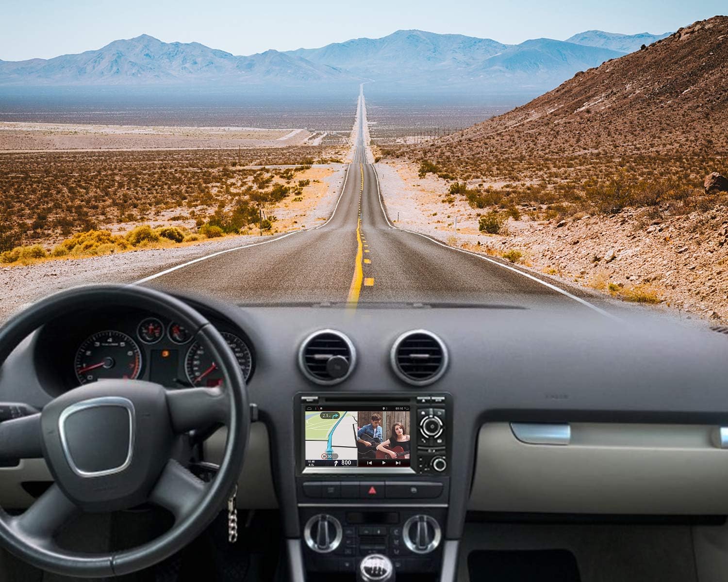 SXAUTO Android 14 Autoradio 9" IPS per Audi A3 8P (2003-2013) - immagine 3