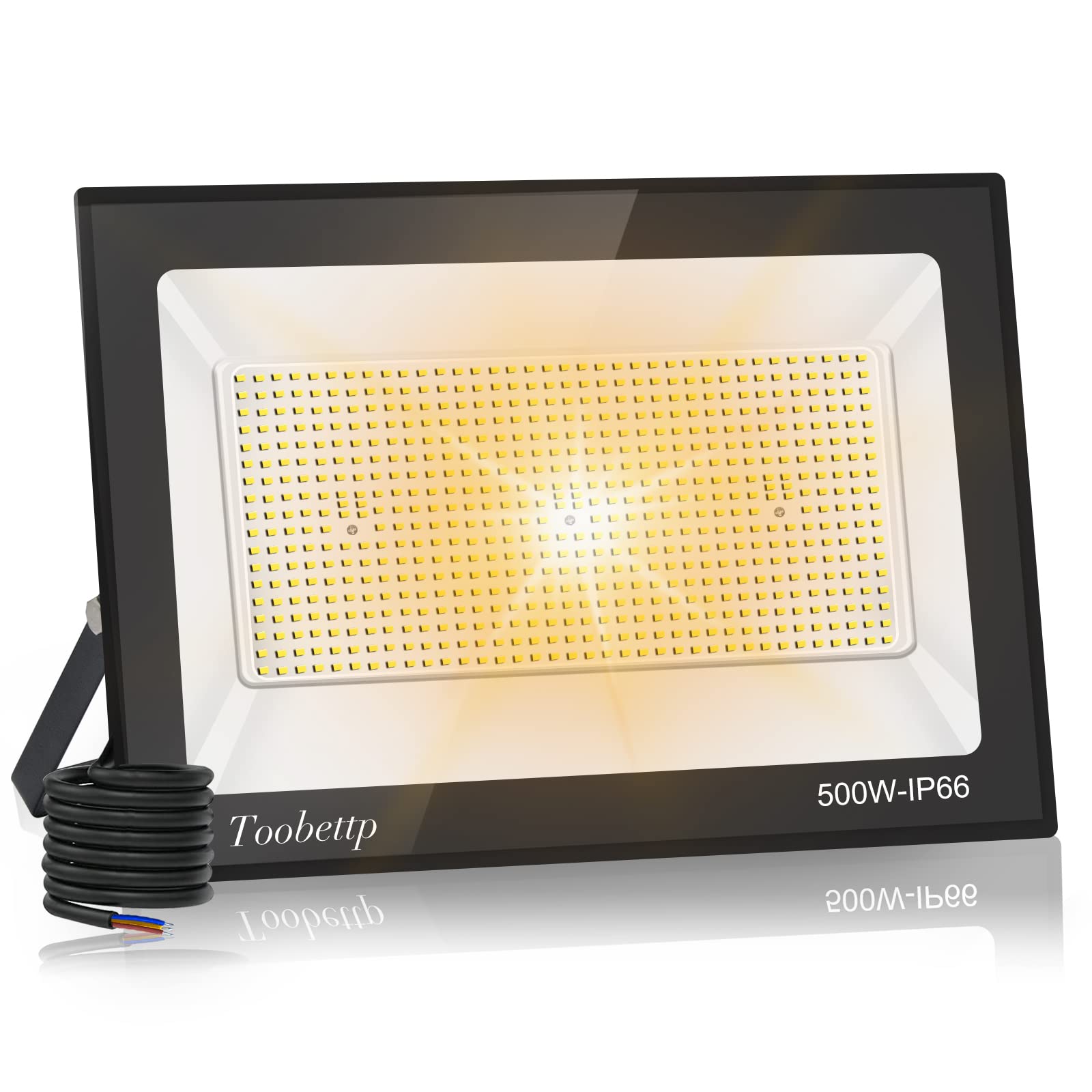 Faretto LED da Esterno 500W 50000LM Bianco Caldo