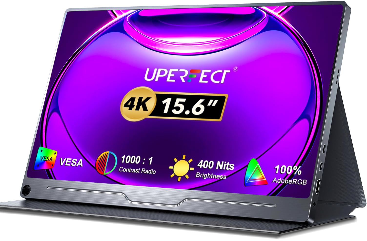 Uperfect Monitor Portatile 4K 15,6 Pollici UHD