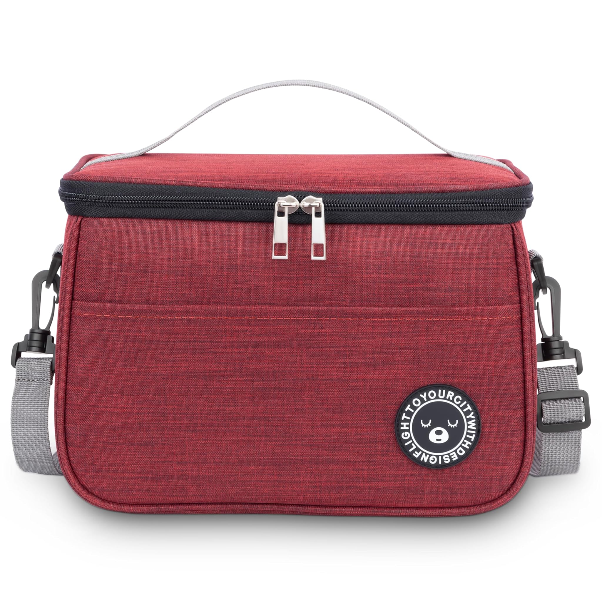 Borsa Termica Porta Pranzo 6.4L, Rosso