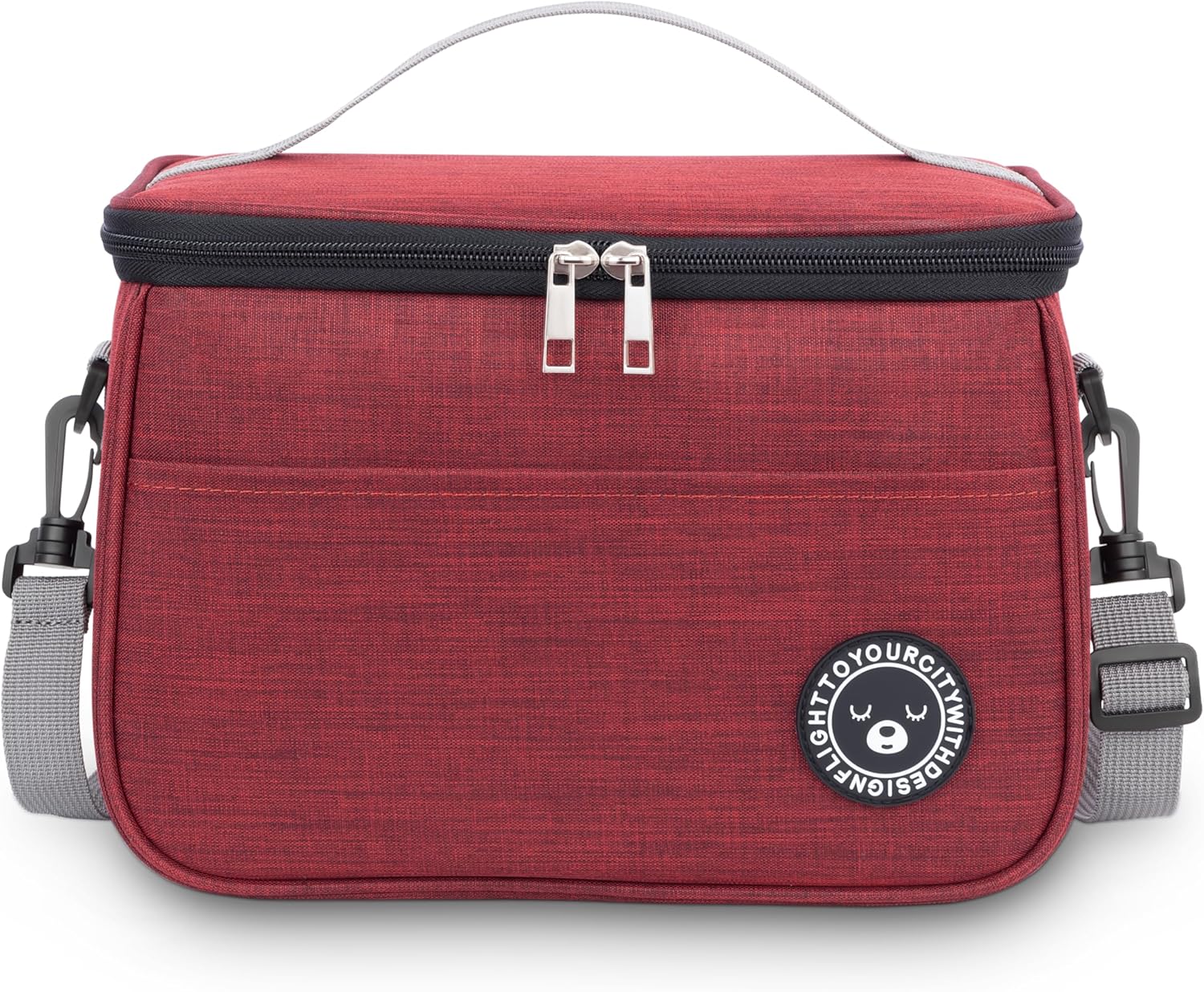 Borsa Termica Porta Pranzo 6.4L, Rosso - immagine 1