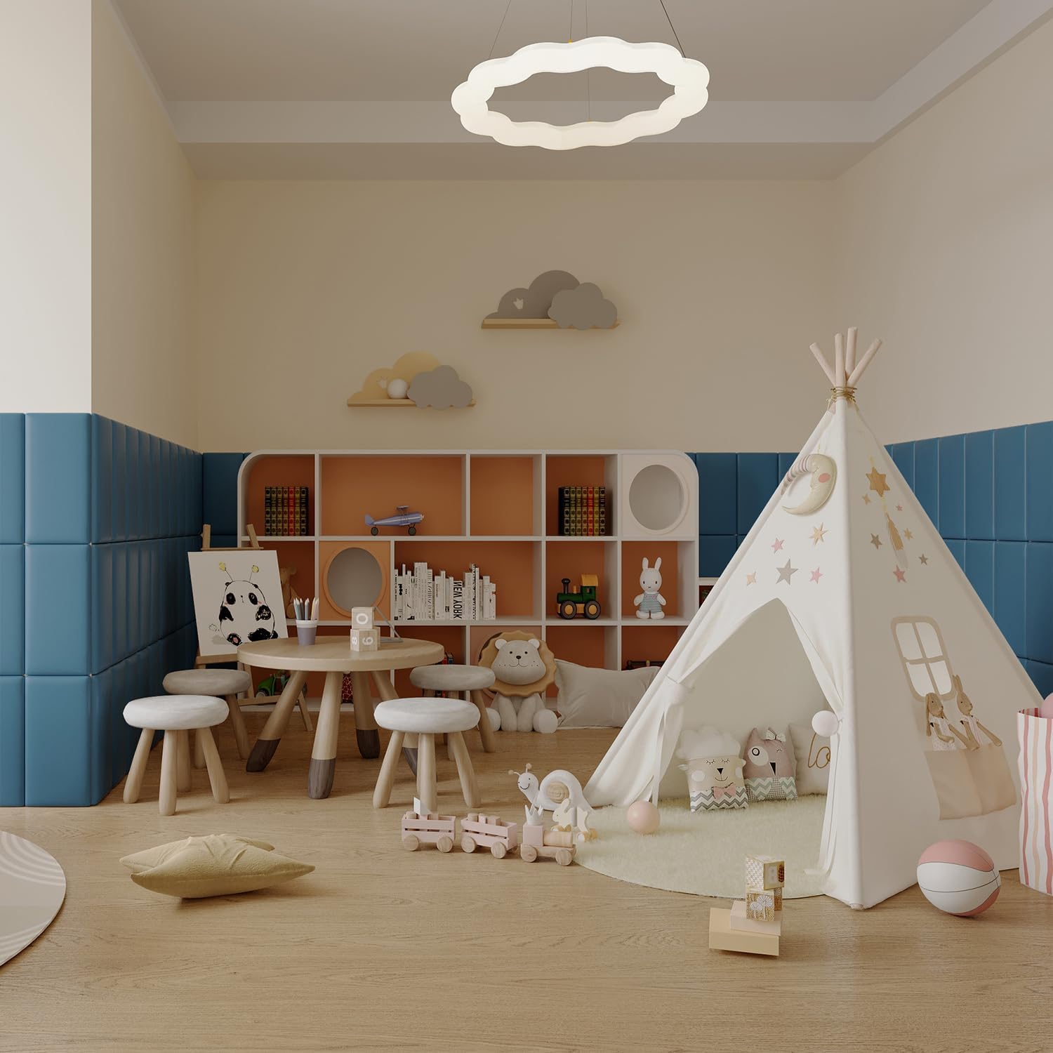 Yu Li 3dh Imbottitura da Parete 3D Anti-Collisione, 10pz - immagine 4