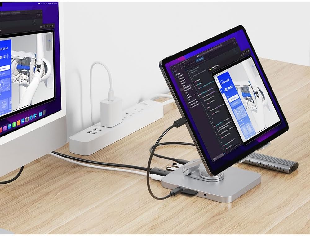 Conceptronic DONN26G - Supporto Tablet con Docking Station - immagine 7