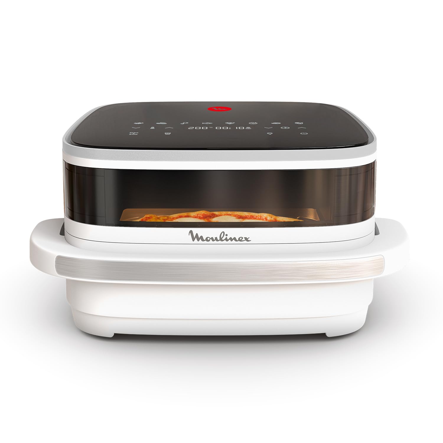 Moulinex Easy Fry, Superficie XL, Friggitrice Ad Aria Ampia, Cestello Spazioso, Fino a 1 Kg di Patatine Fritte, Design Compatto, Tecnologia Extra-Crisp, Visore di controllo, AL4001