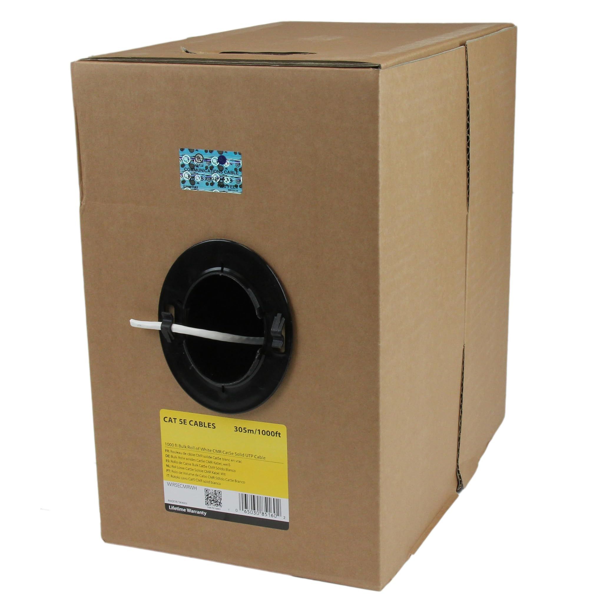 Startech.com Matassa Cavo Ethernet Cat5e 305m, Bianco