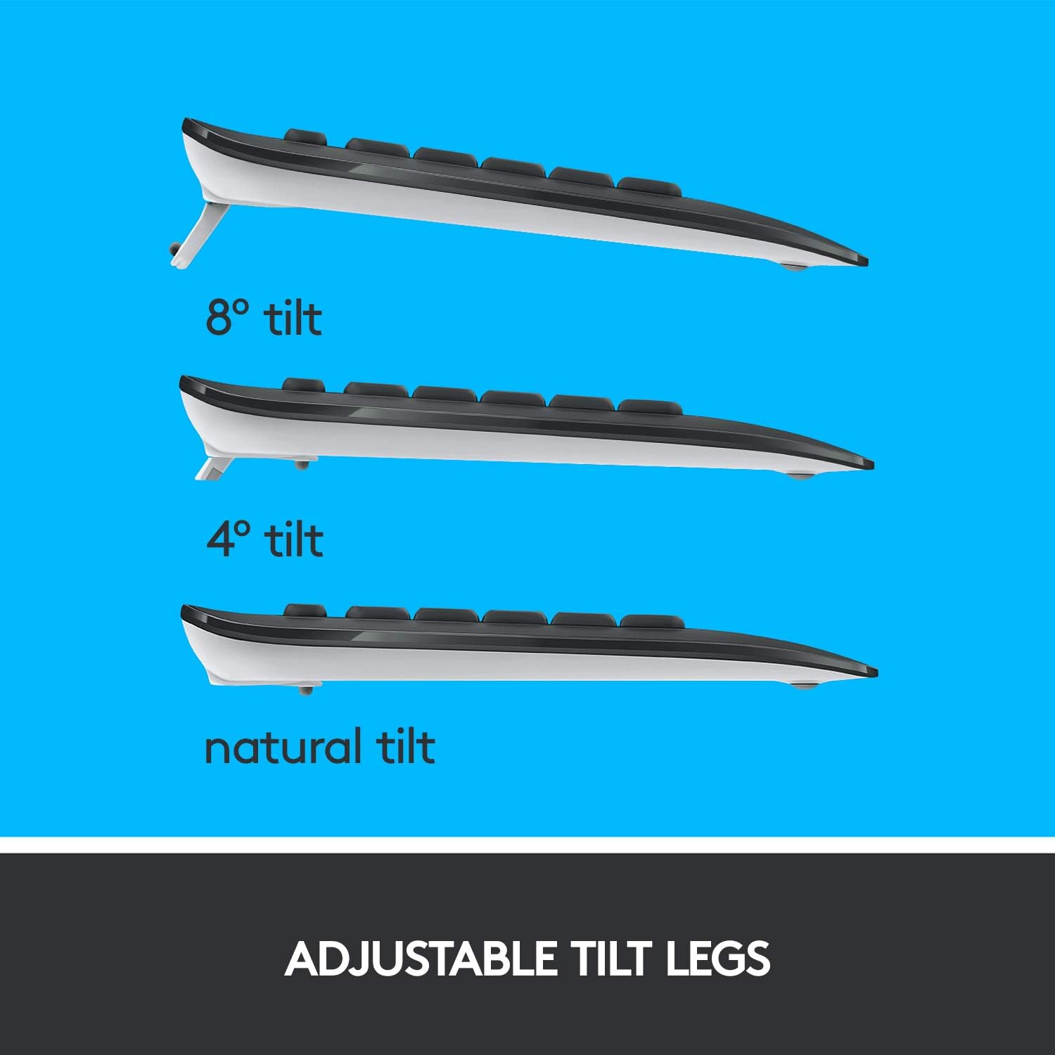 Logitech MK540 Advanced Combo Tastiera e Mouse Wireless, Nero - immagine 5