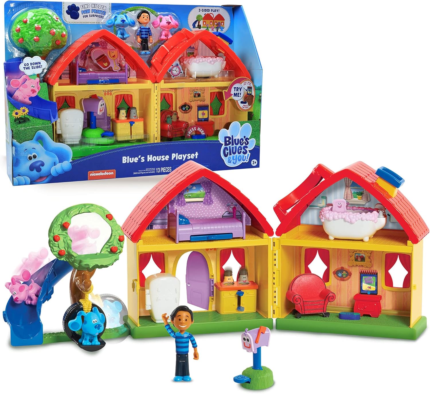 GIOCHI PREZIOSI Blue's Clues & You - Playset Casa con Suoni - immagine 1