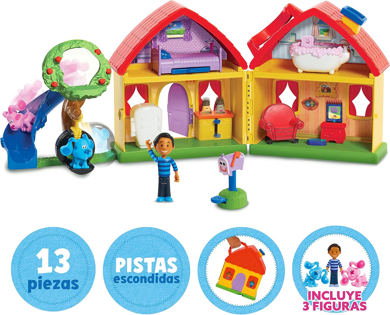 GIOCHI PREZIOSI Blue's Clues & You - Playset Casa con Suoni - immagine 7