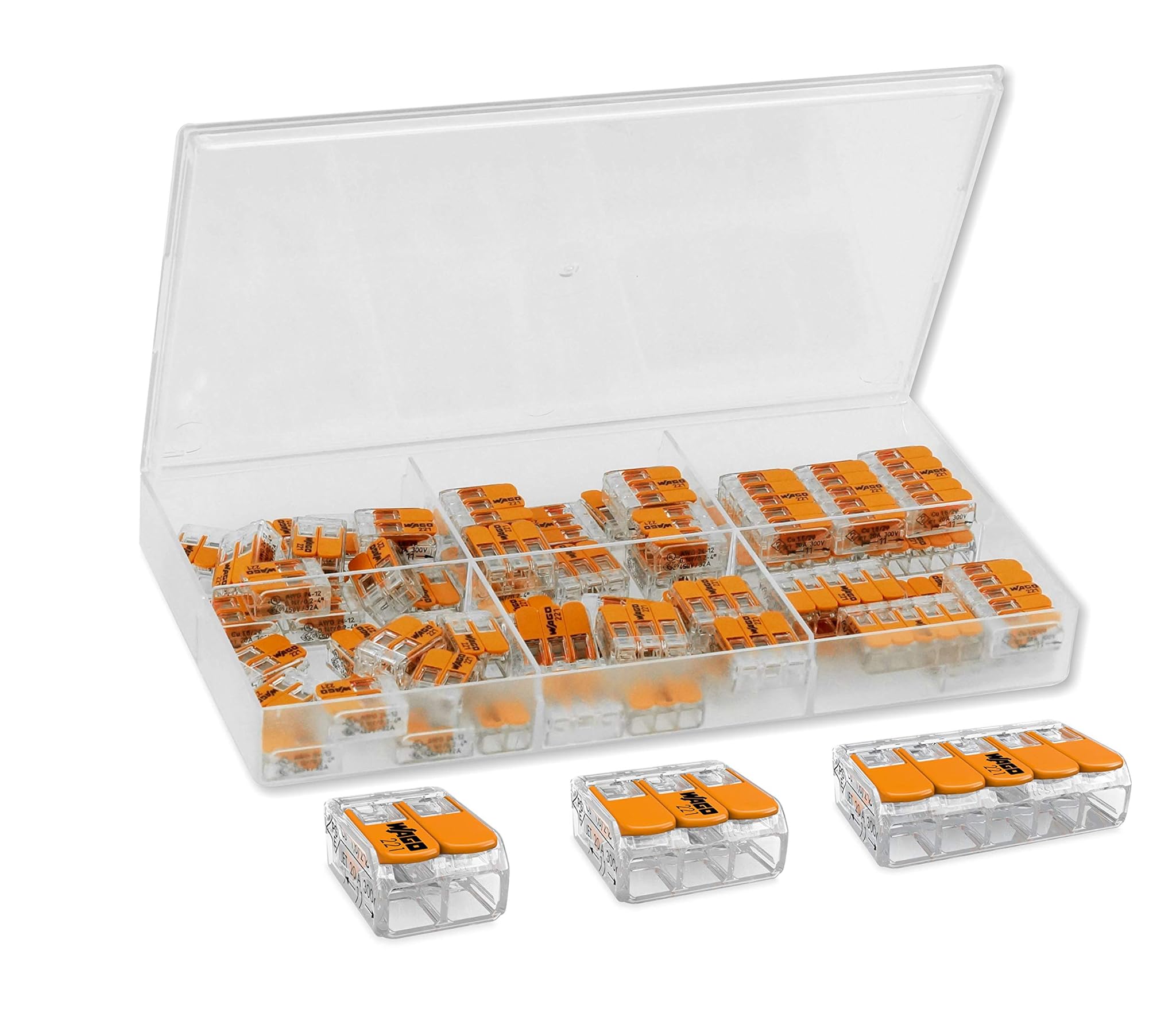 Wago Morsetti Assortiti - Set da 61 Pezzi