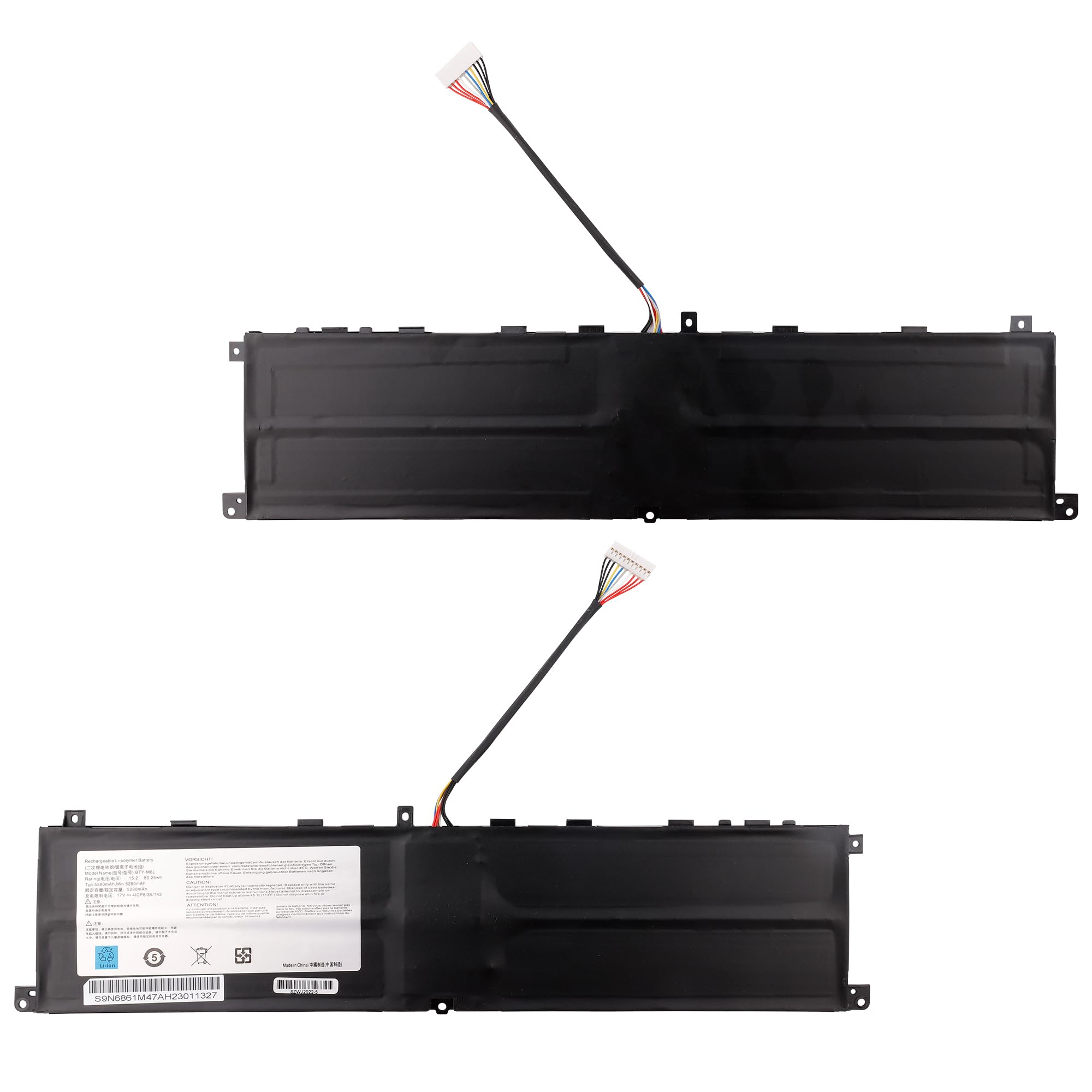 E-yiiviil Batteria di Ricambio BTY-M6L