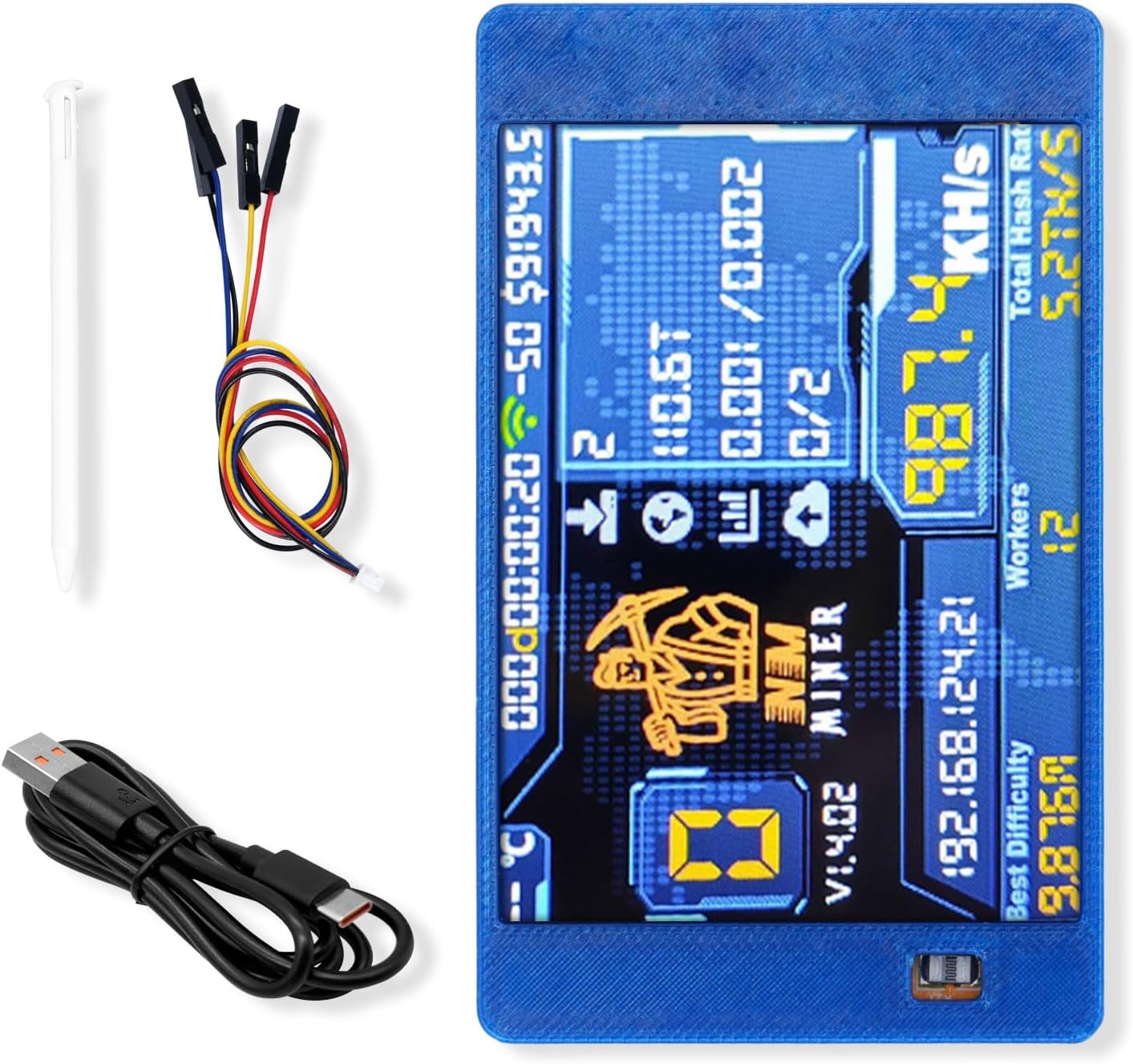 NerdMiner V2 Mining Bitcoin con Custodia Blu 1060KH/S - immagine 1