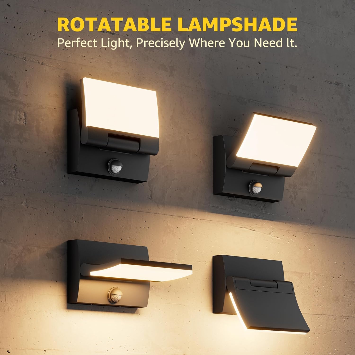 K-bright Applique LED Esterno/Interno 30W con Sensore - immagine 3