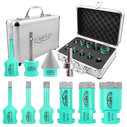 Lekomesh Punte Diamantate per Piastrelle - 10 pezzi