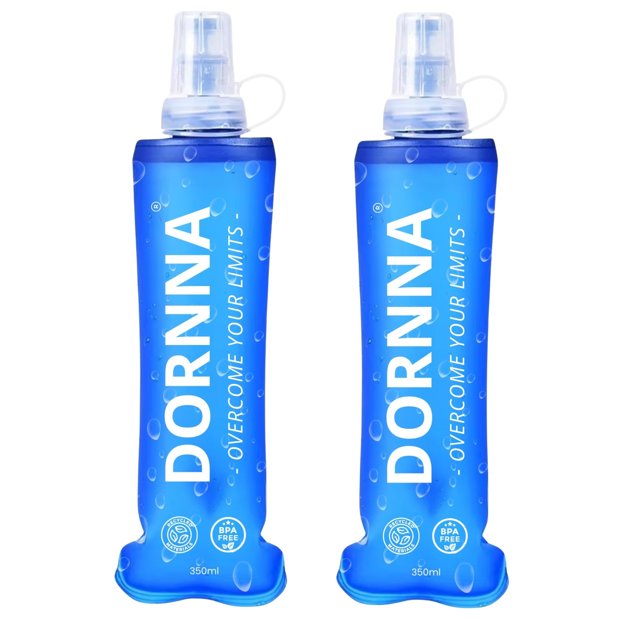 Dornna® 2x1 Borraccia Morbida in Silicone 350ML
