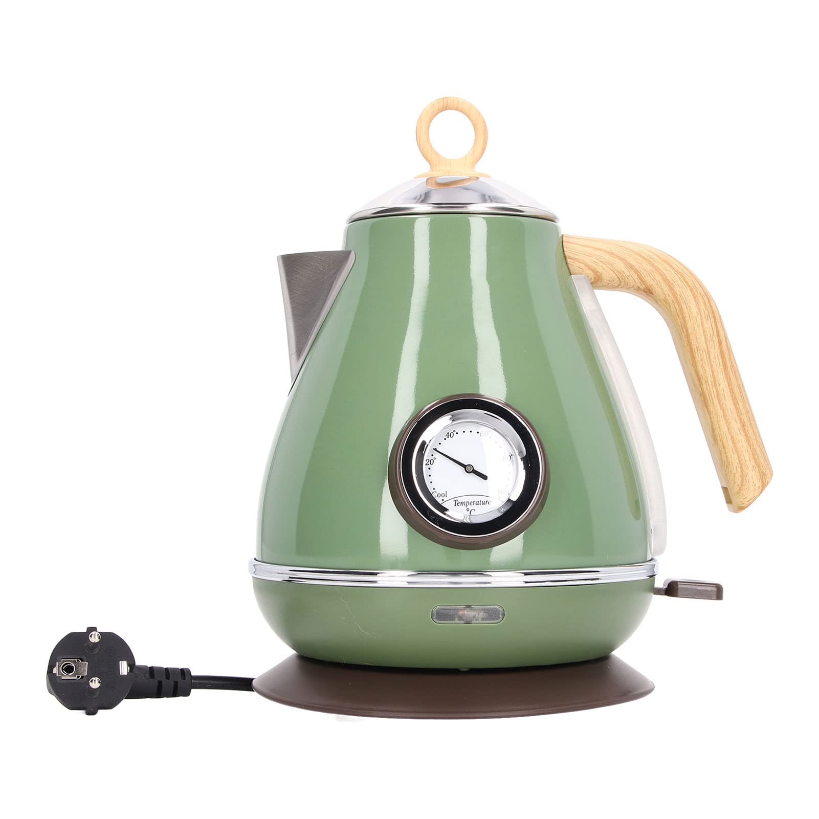 Bollitore Elettrico 1.7L Acciaio Inox, Verde