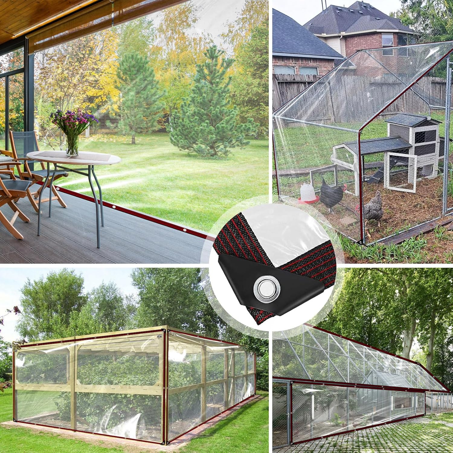 Telone Trasparente Impermeabile 3x6m - immagine 6