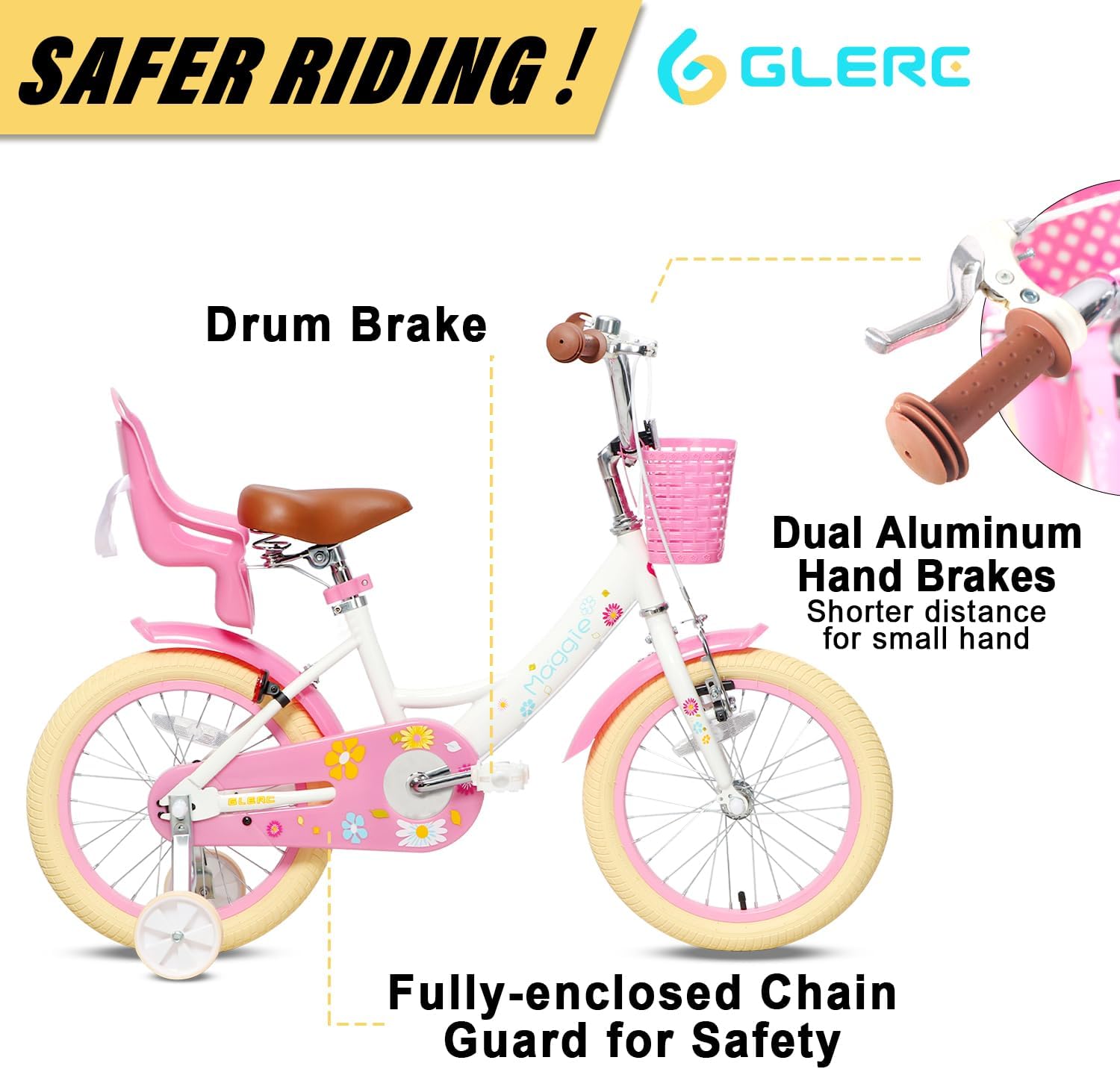 Glerc Bicicletta per Bambine 40,6 cm - immagine 3