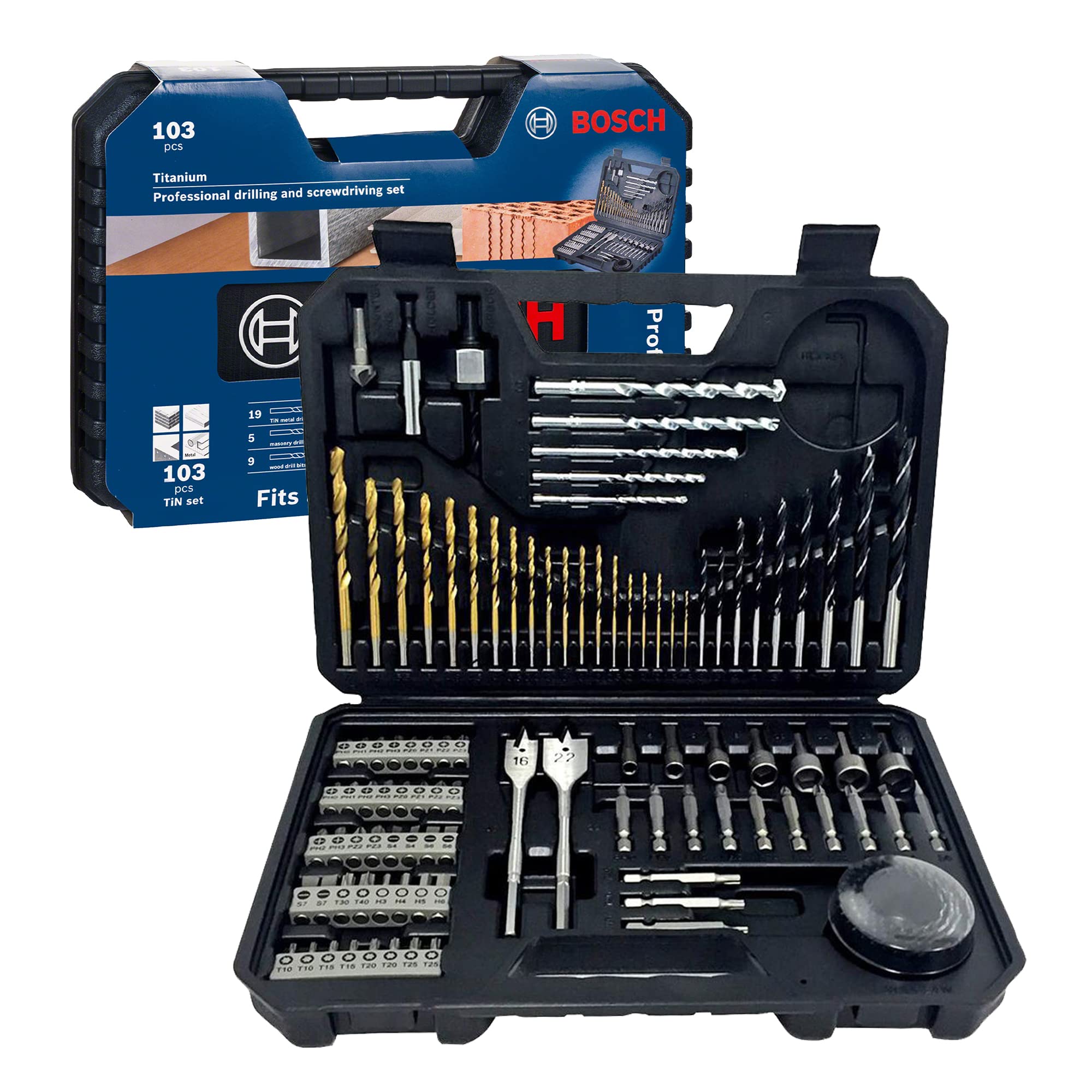 Bosch Professional Set Punte e Bit 103 Pezzi