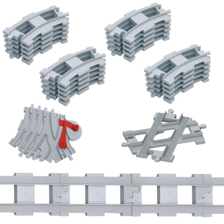 Cabeeskii Treno Binari Ferroviari Giocattolo 57PCS