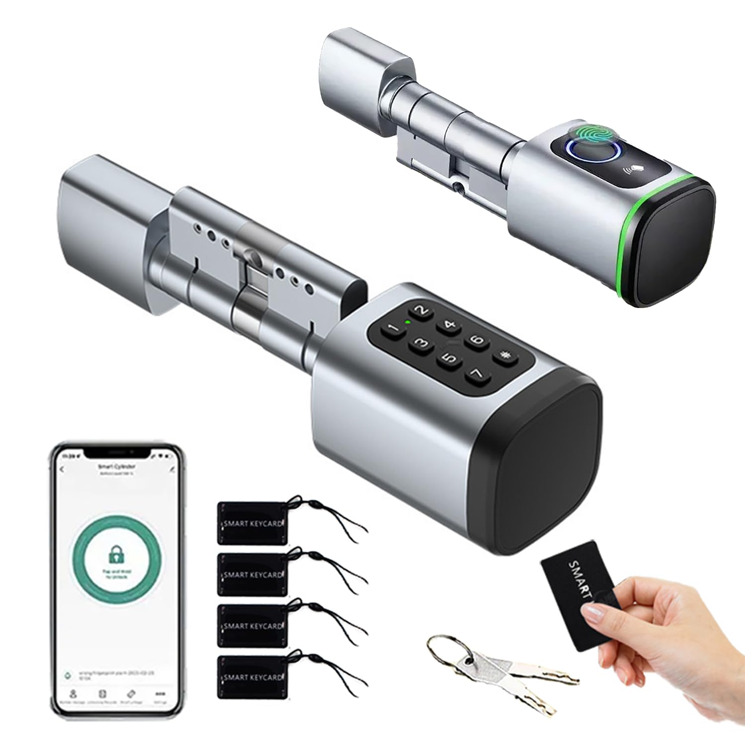 Serratura Smart Impronta Digitale con Password e Bluetooth