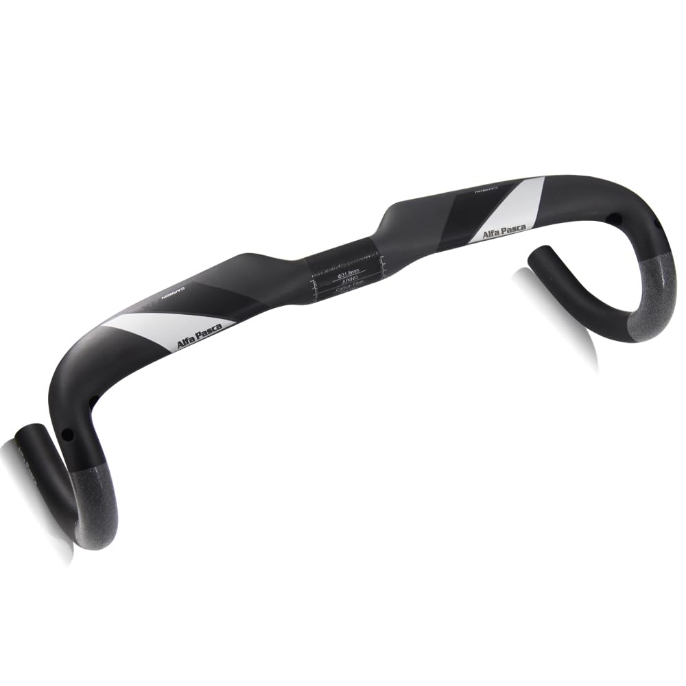 Alfa Pasca manubrio aero manubrio bici corsa carbonio 31,8mm manubri bici corsa UD opaca 440
