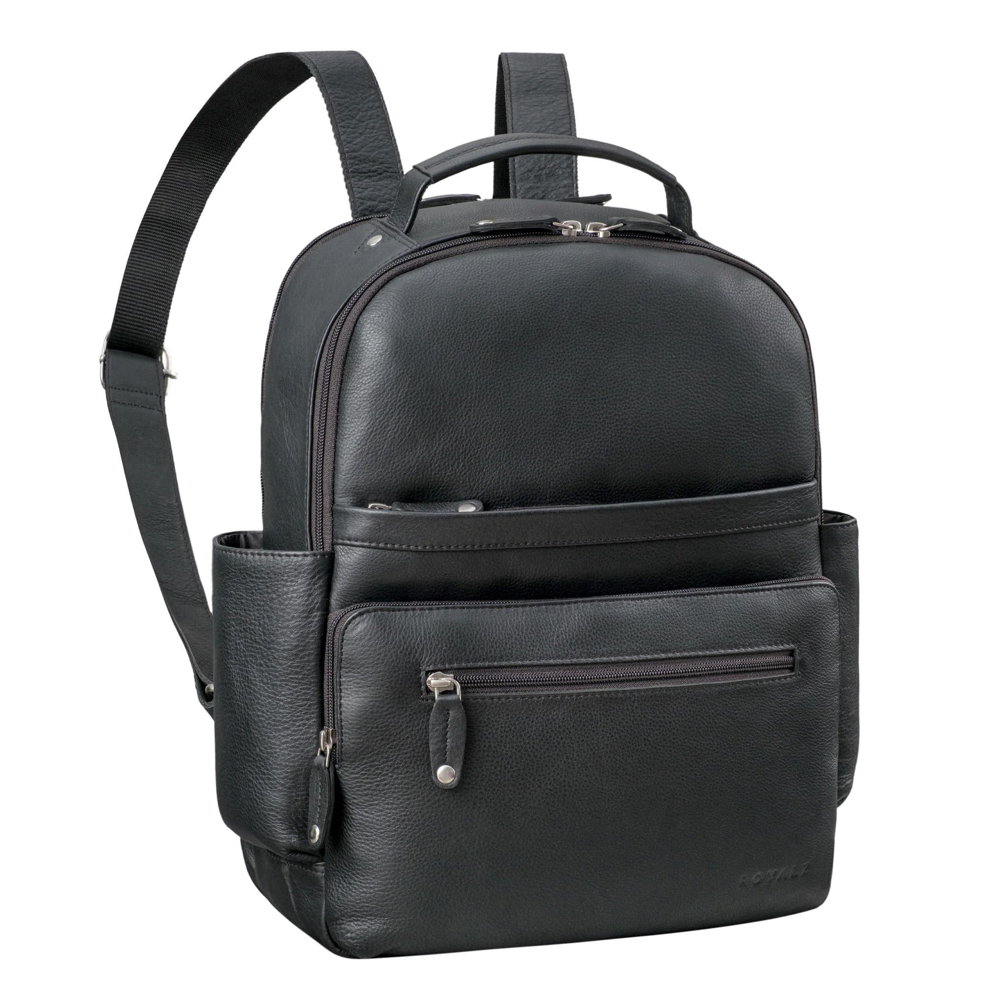 ROYALZ 'New Orleans' Zaino da Lavoro in Vera Pelle