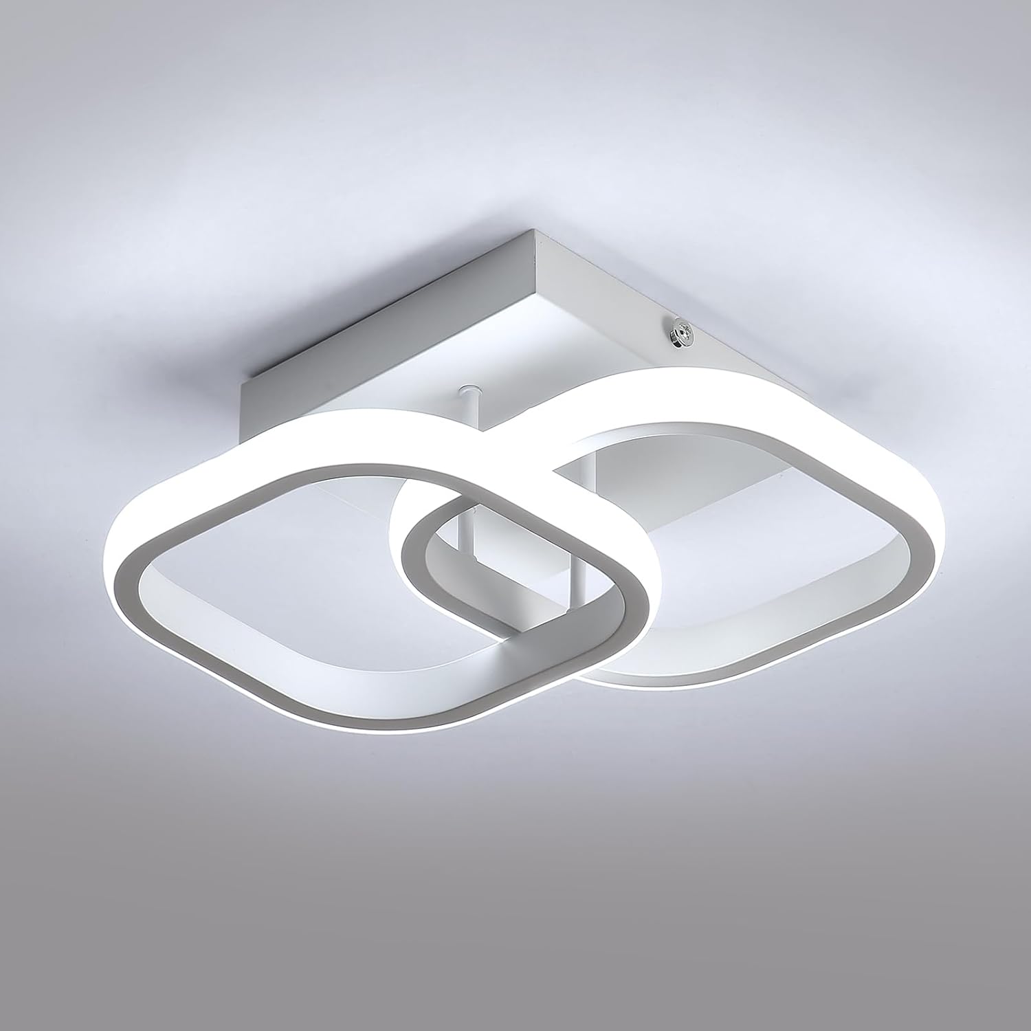 Osairous Plafoniera LED Soffitto Quadrata 22W 29CM - immagine 1