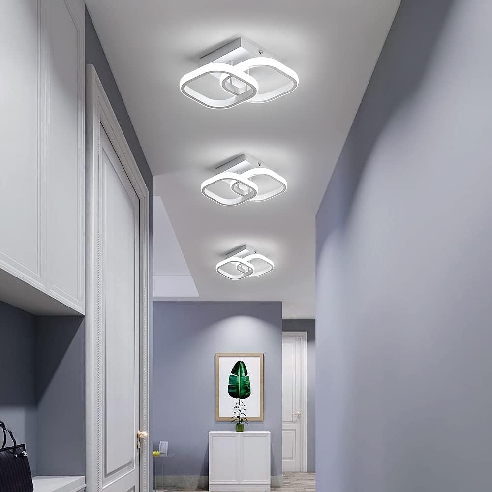 Osairous Plafoniera LED Soffitto Quadrata 22W 29CM - immagine 7