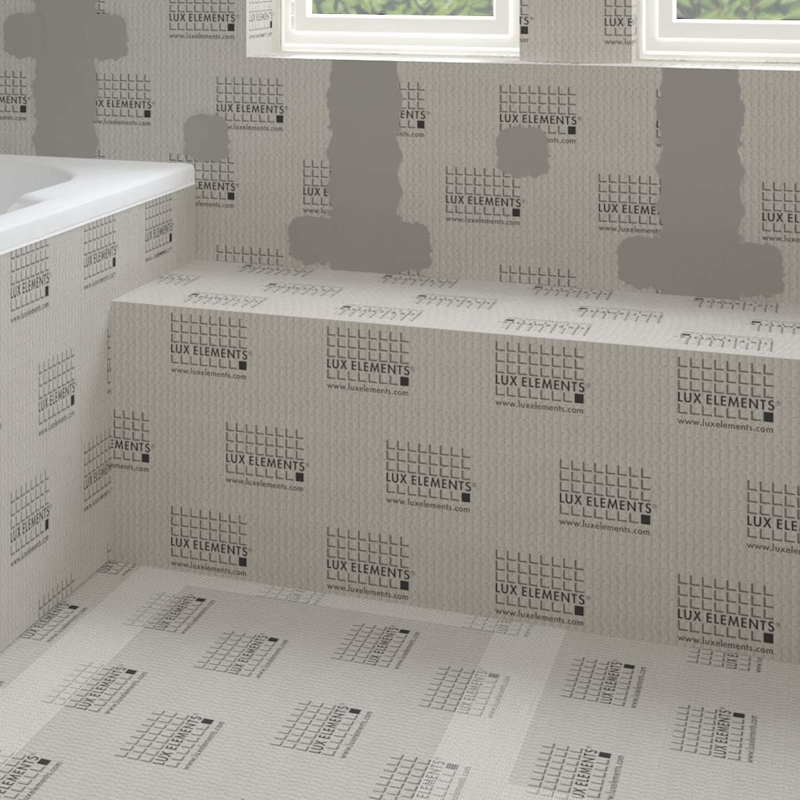 LUX ELEMENTS Panca Doccia Pronta per Piastrellare - immagine 6