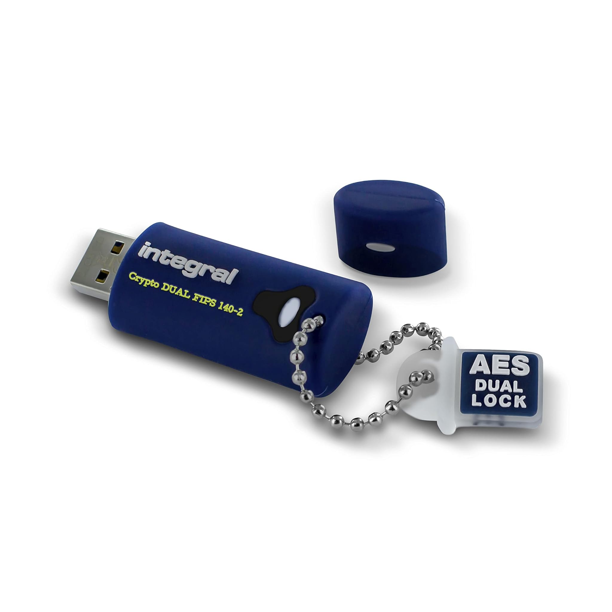 Crypto Dual FIPS 140-2 USB 3.0 Flash Drive 32 GB, Argento