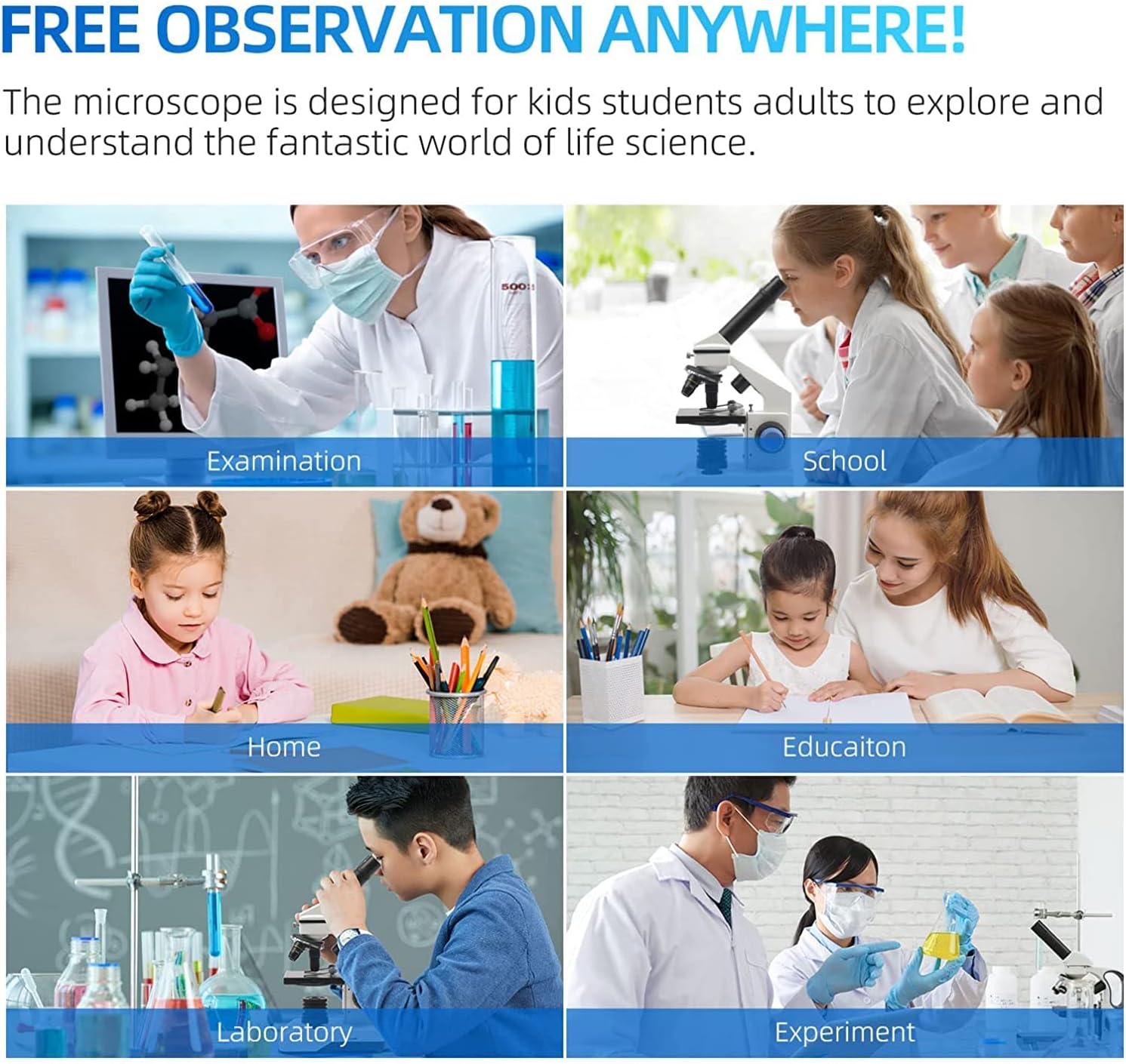 Swift Microscopio SS121 100X-2000X - immagine 6