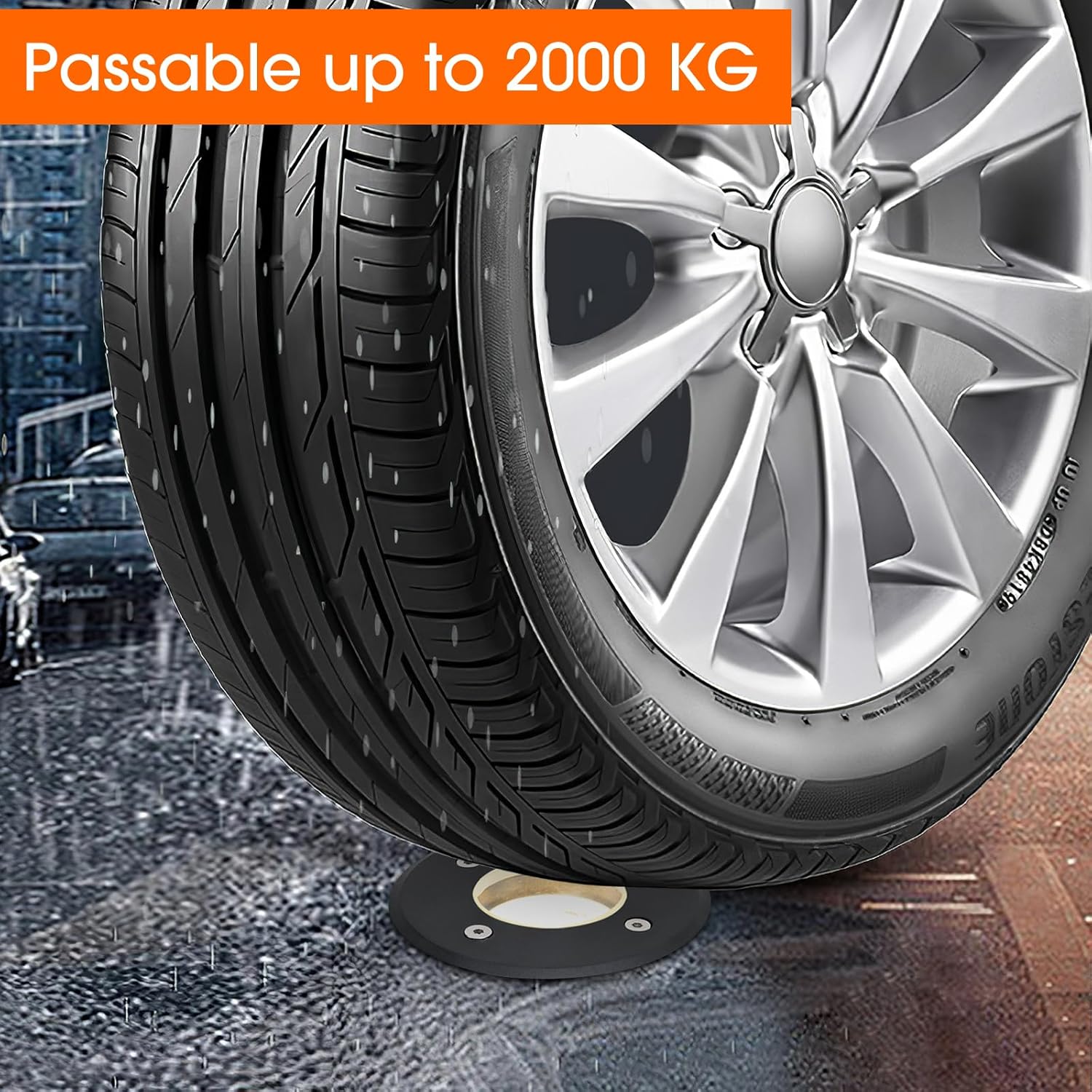 Uring Faretto da Esterno LED GU10 IP67 Rotondo - immagine 4