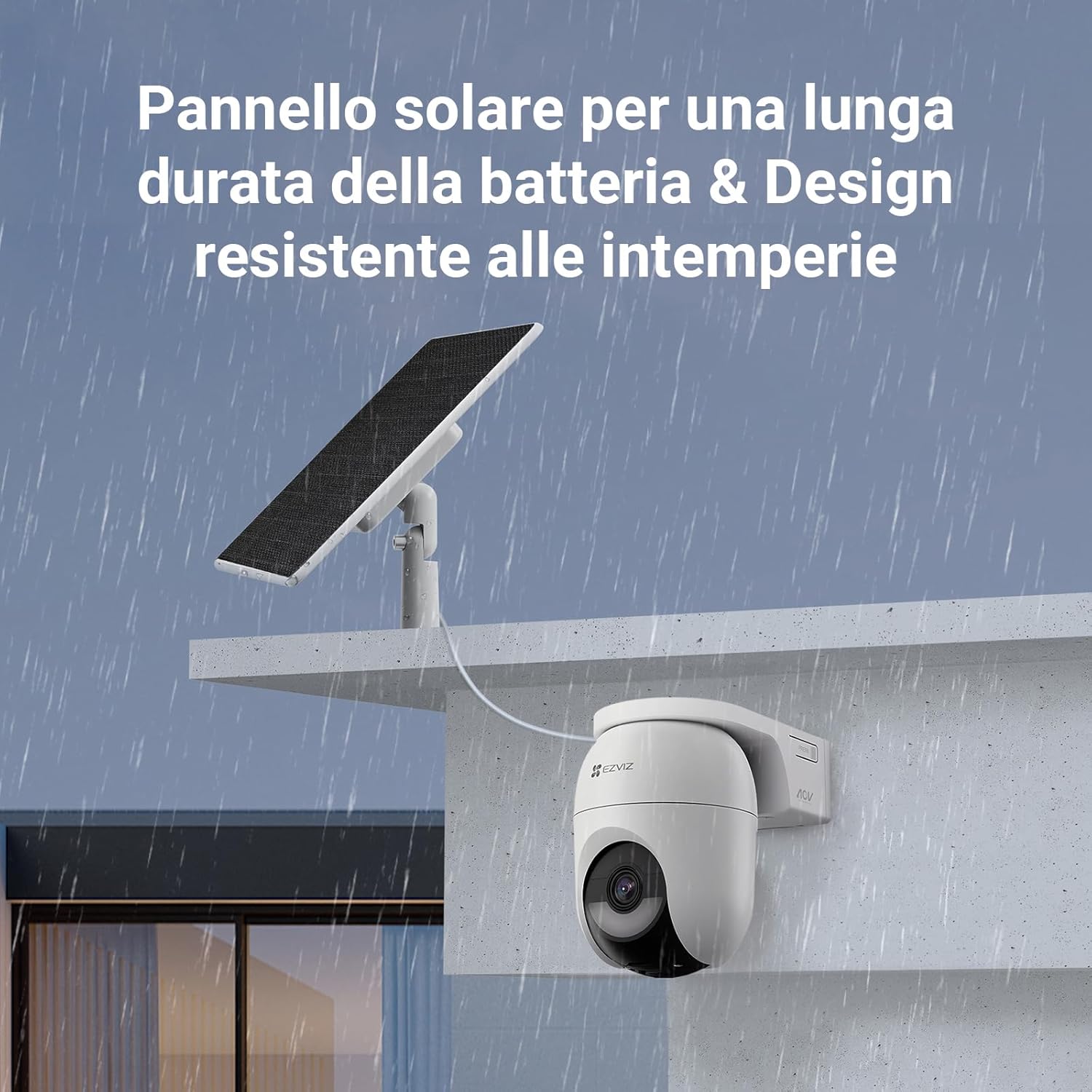 Ezviz CB8 2K+ Telecamera WiFi Esterno Batteria - immagine 7