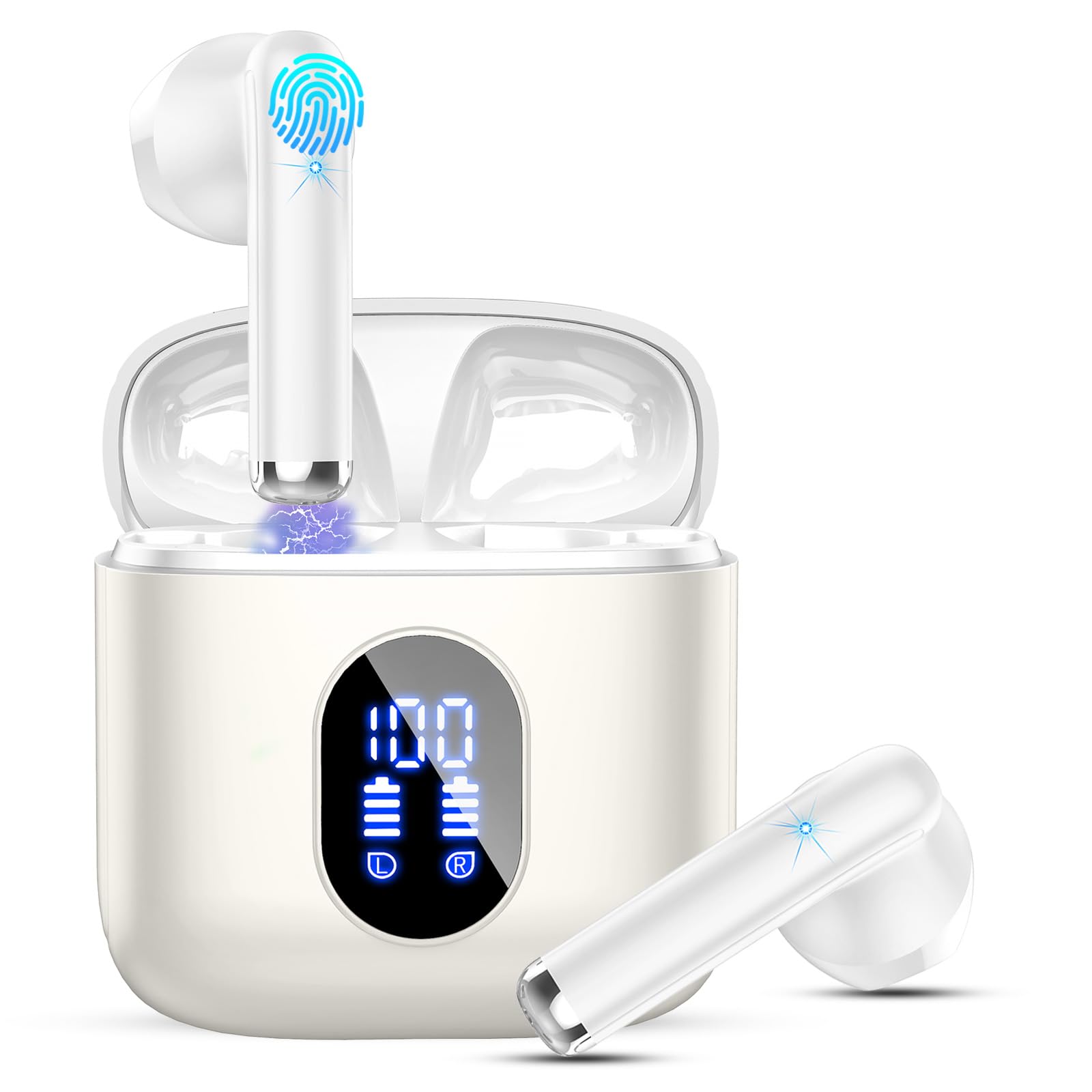 Cuffie Bluetooth 5.4 In-Ear 30 Ore, IP7