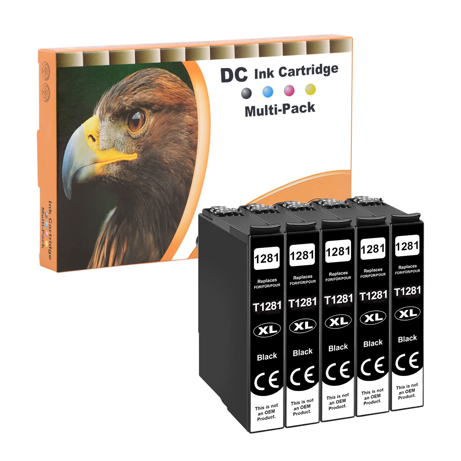 D&C T1285 Cartucce Inchiostro Nero (5 pz)