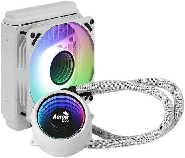 Aerocool MIRAGEL120W - Raffreddamento a Liquido CPU, Bianco - immagine 3